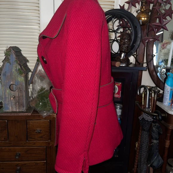 Soia & Kyo Red Belted Blazer - Picture 2 of 7